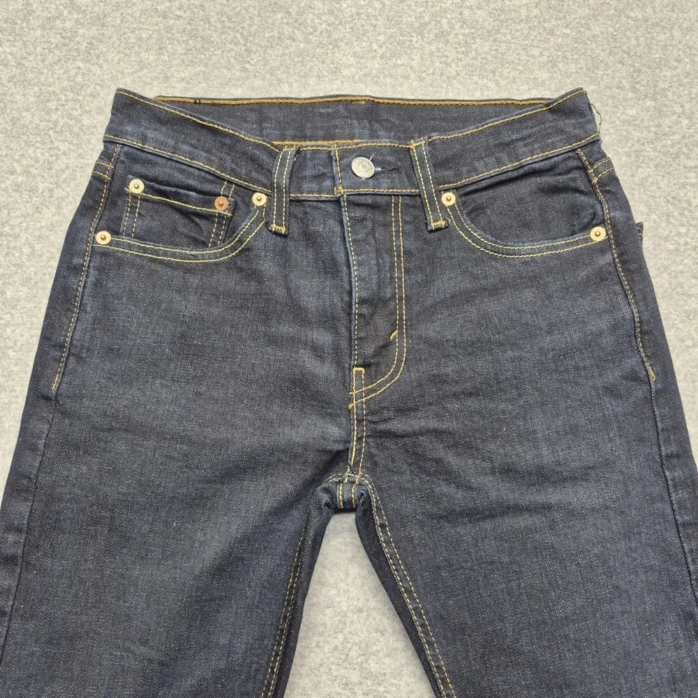 Levis 519 Jeans Mens 30x34 Hi-Ball Extreme Skinny Dark Stretch Denim Grunge